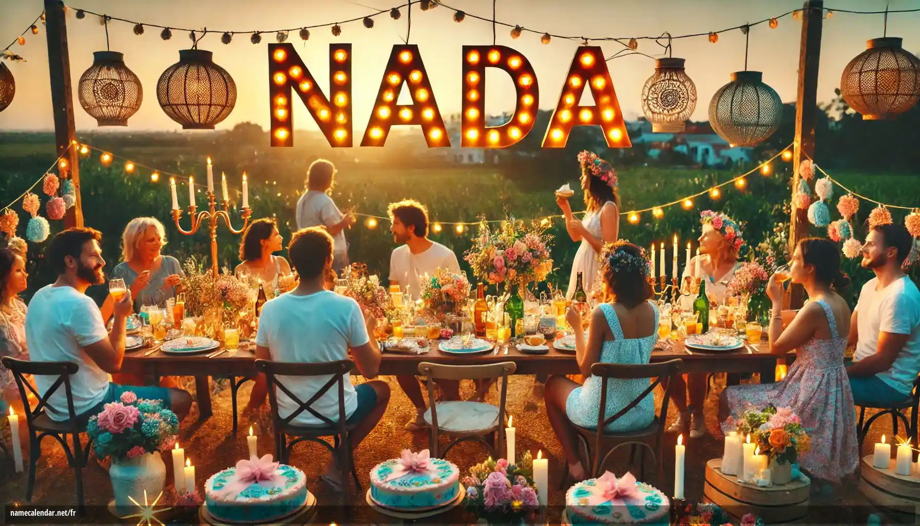 Célébration du jour du nom et du nom - Nada