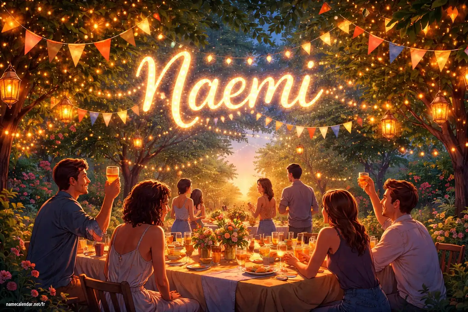 Célébration du jour du nom et du nom - Naemi