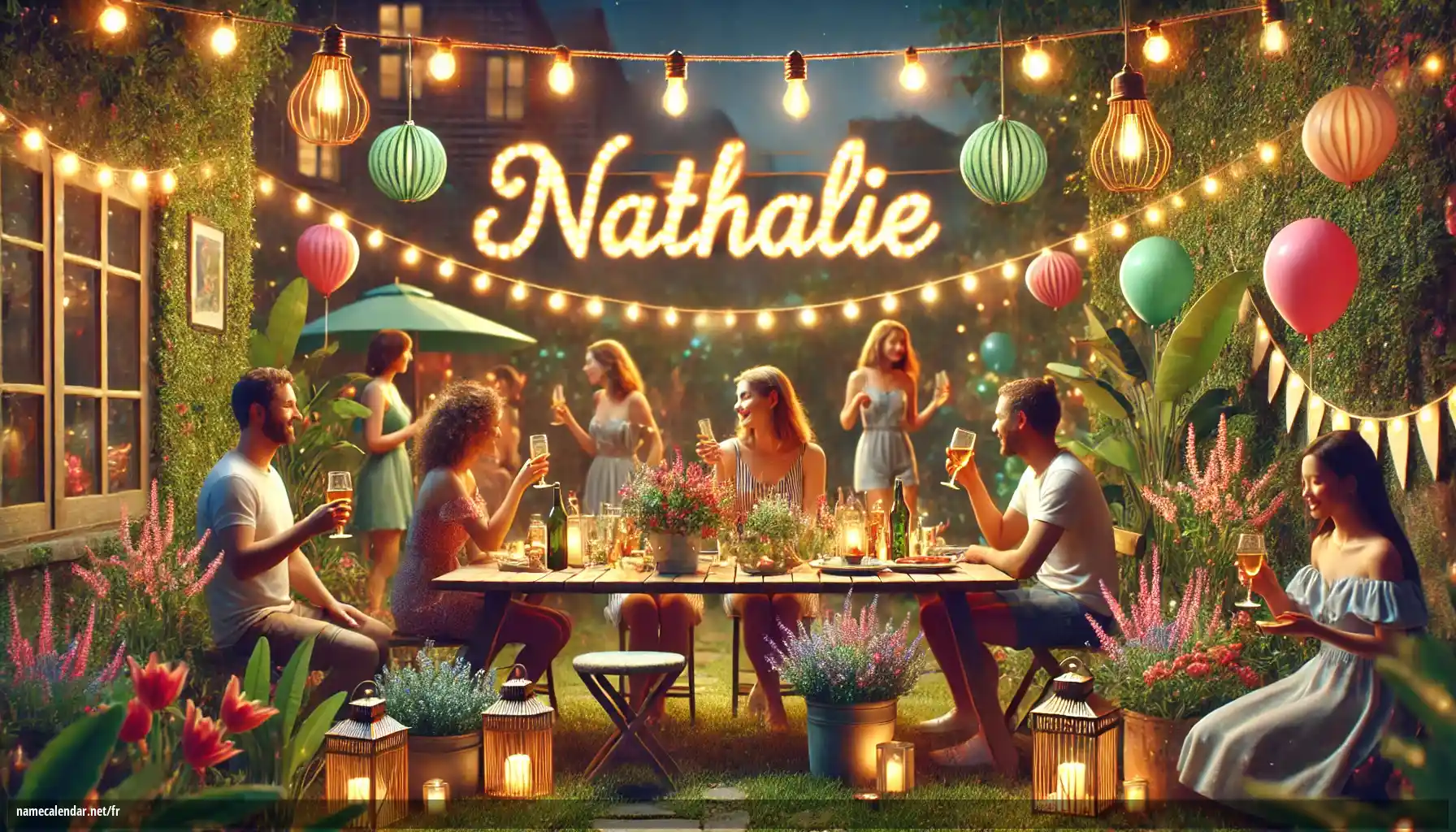 Célébration du jour du nom et du nom - Nathalie