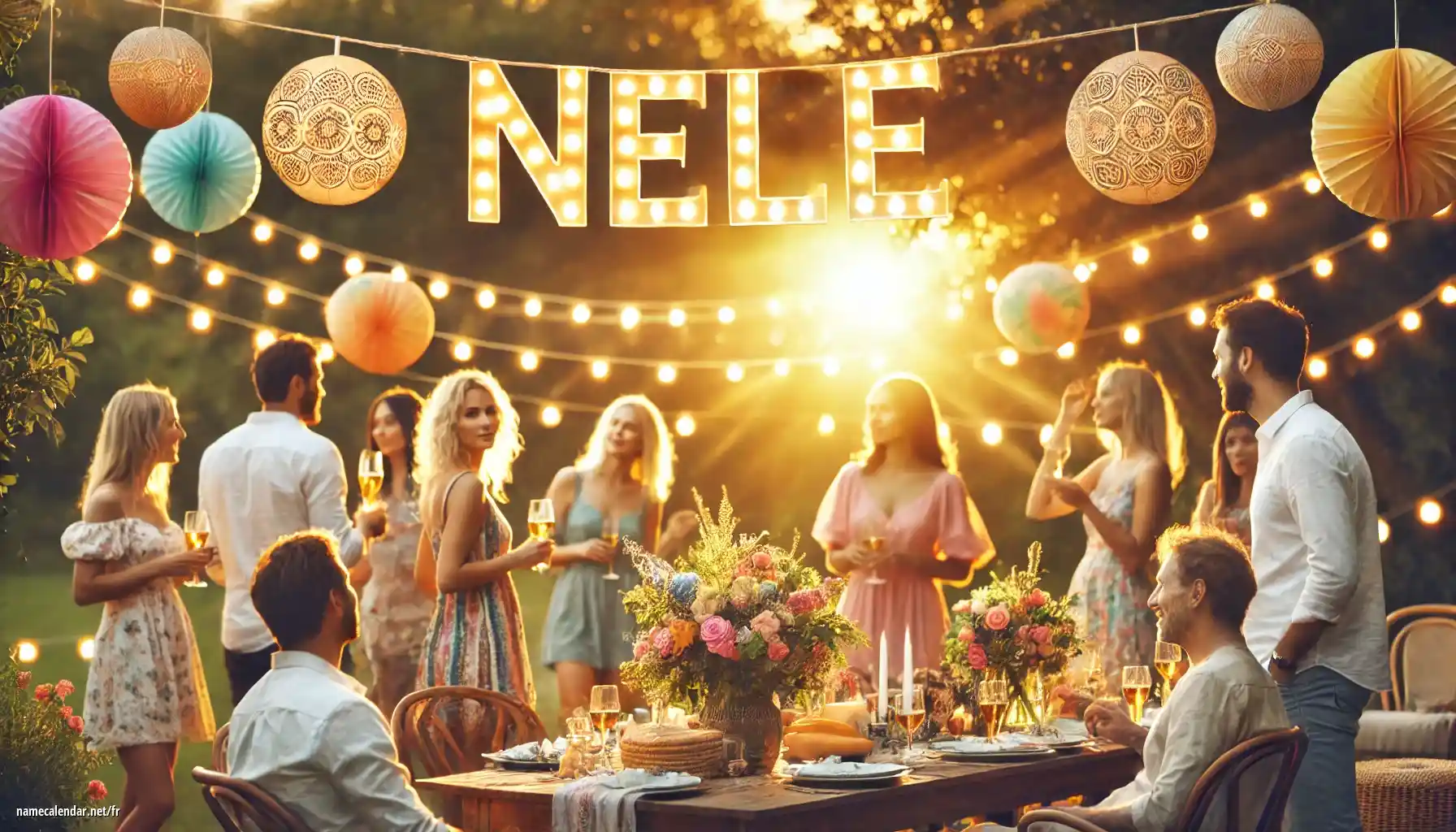 Célébration du jour du nom et du nom - Nele