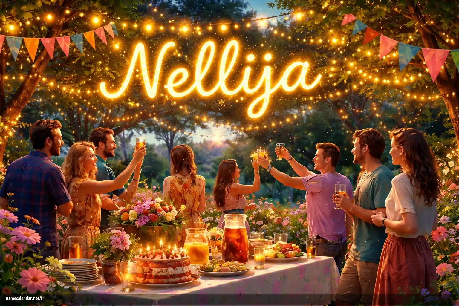 Célébration du jour du nom et du nom - Nellija