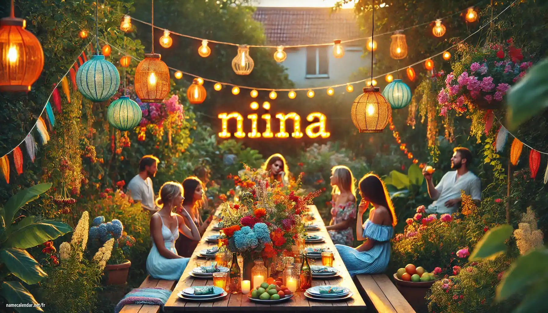 Célébration du jour du nom et du nom - Niina