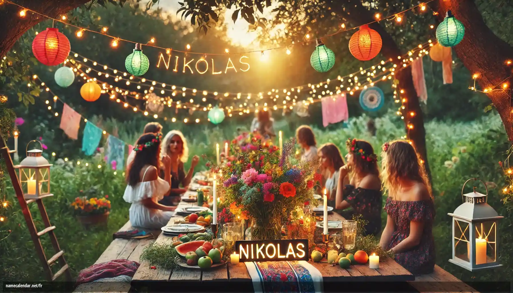 Célébration du jour du nom et du nom - Nikolas