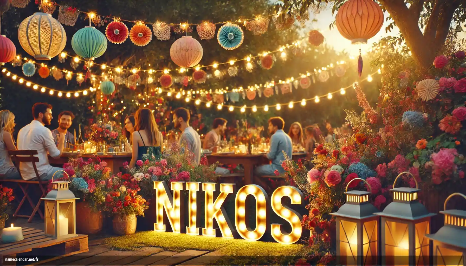 Célébration du jour du nom et du nom - Nikos