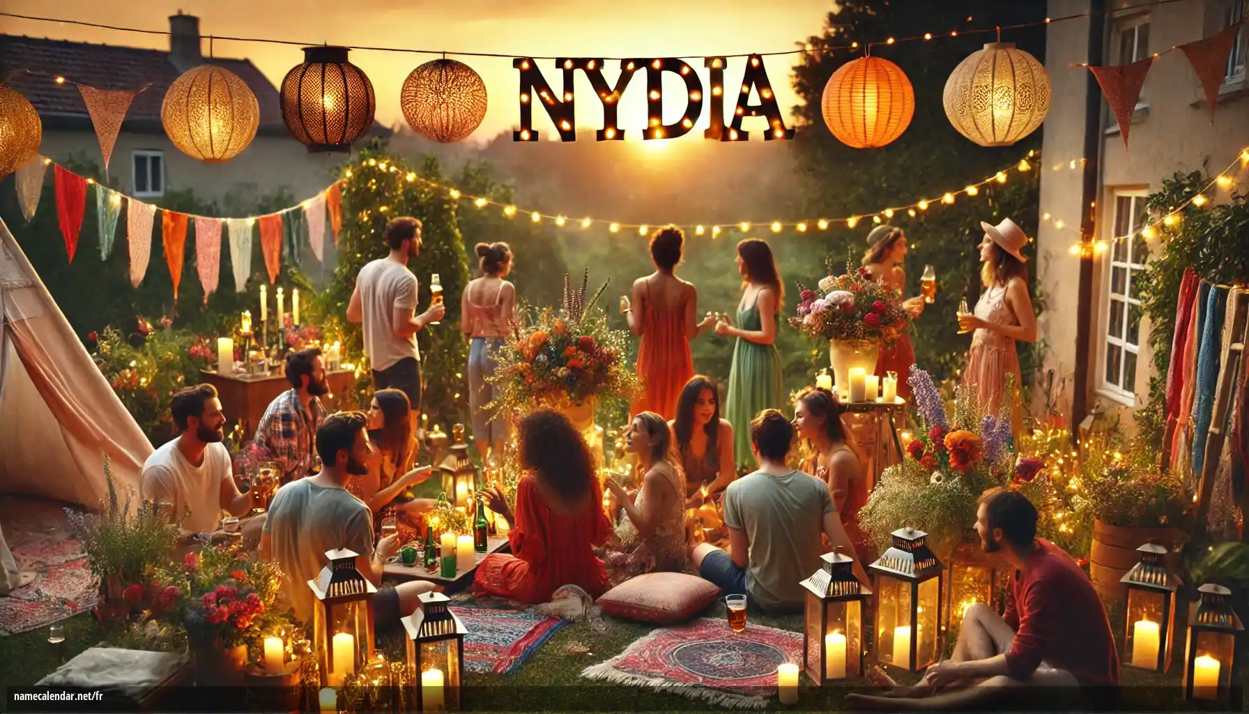 Célébration du jour du nom et du nom - Nydia