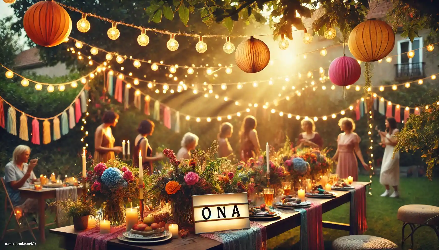 Célébration du jour du nom et du nom - Ona