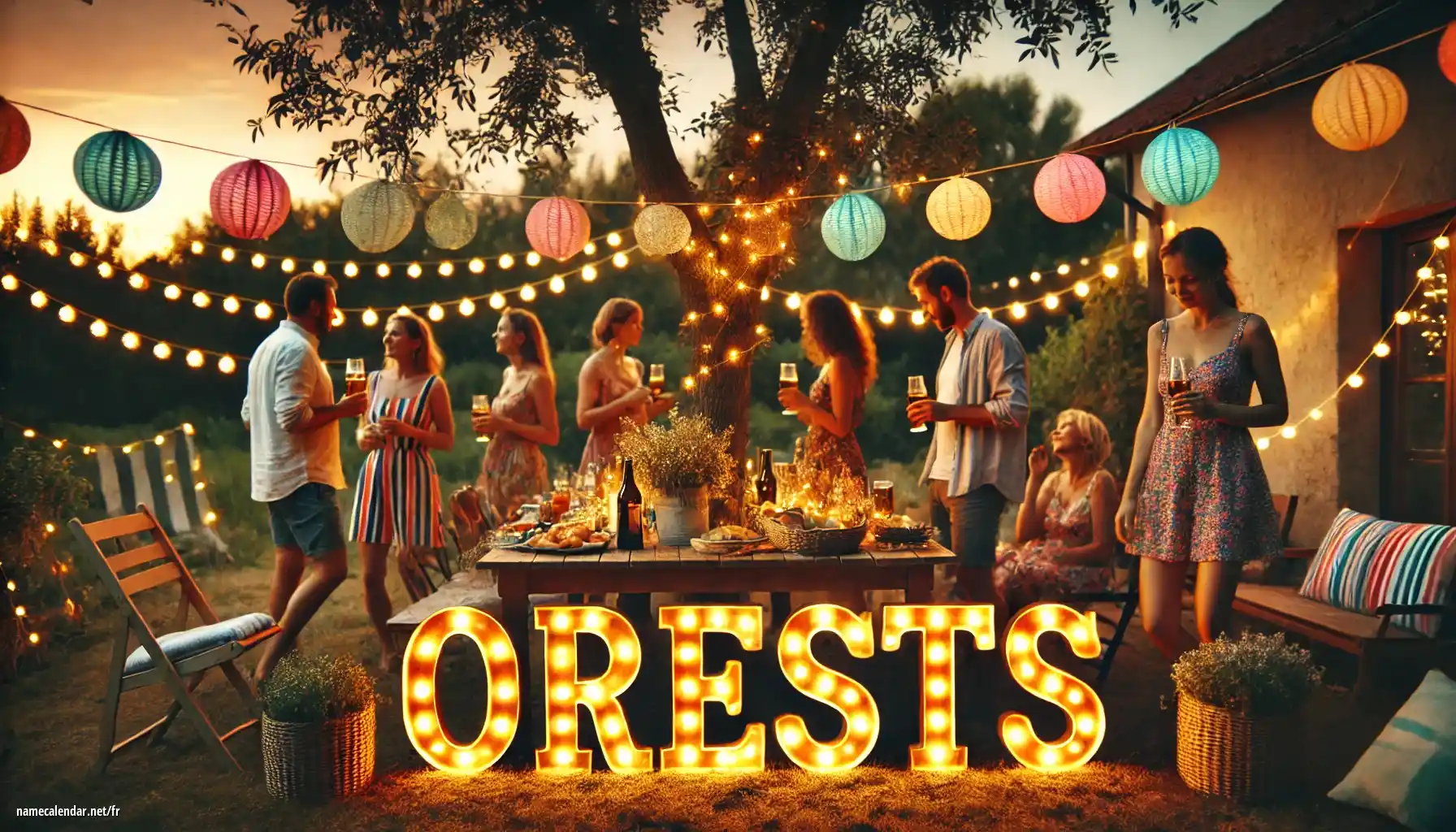 Célébration du jour du nom et du nom - Orests