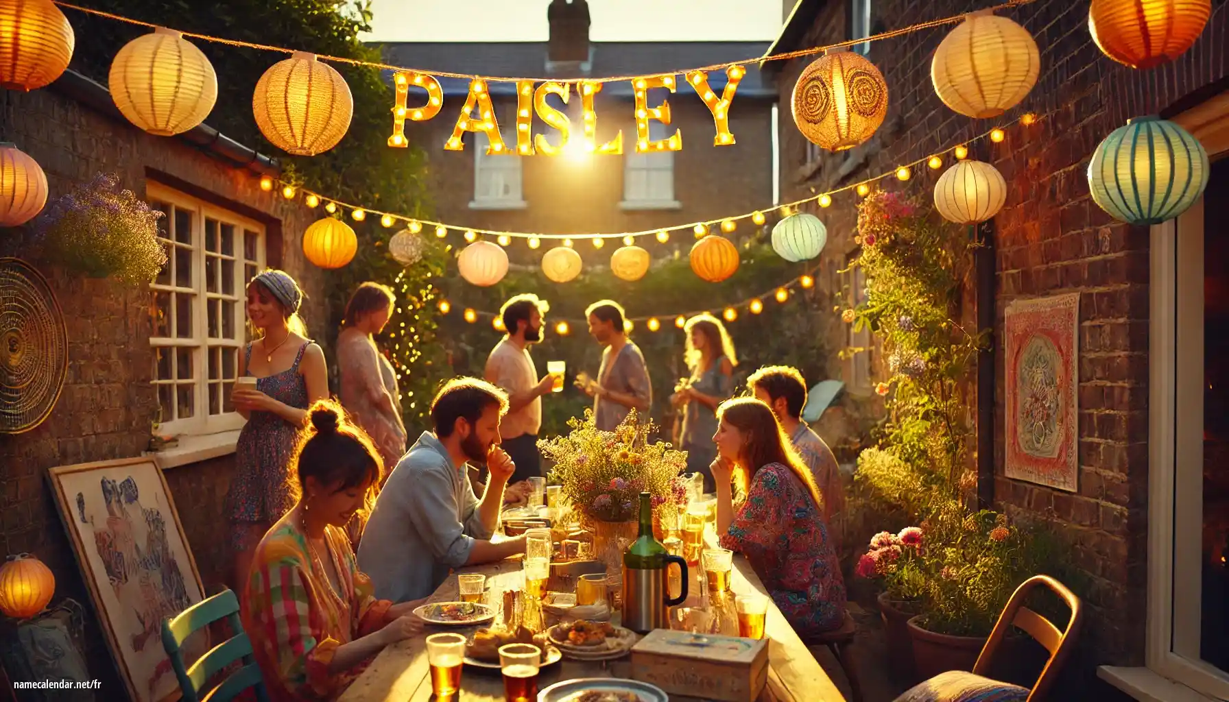 Célébration du jour du nom et du nom - Paisley