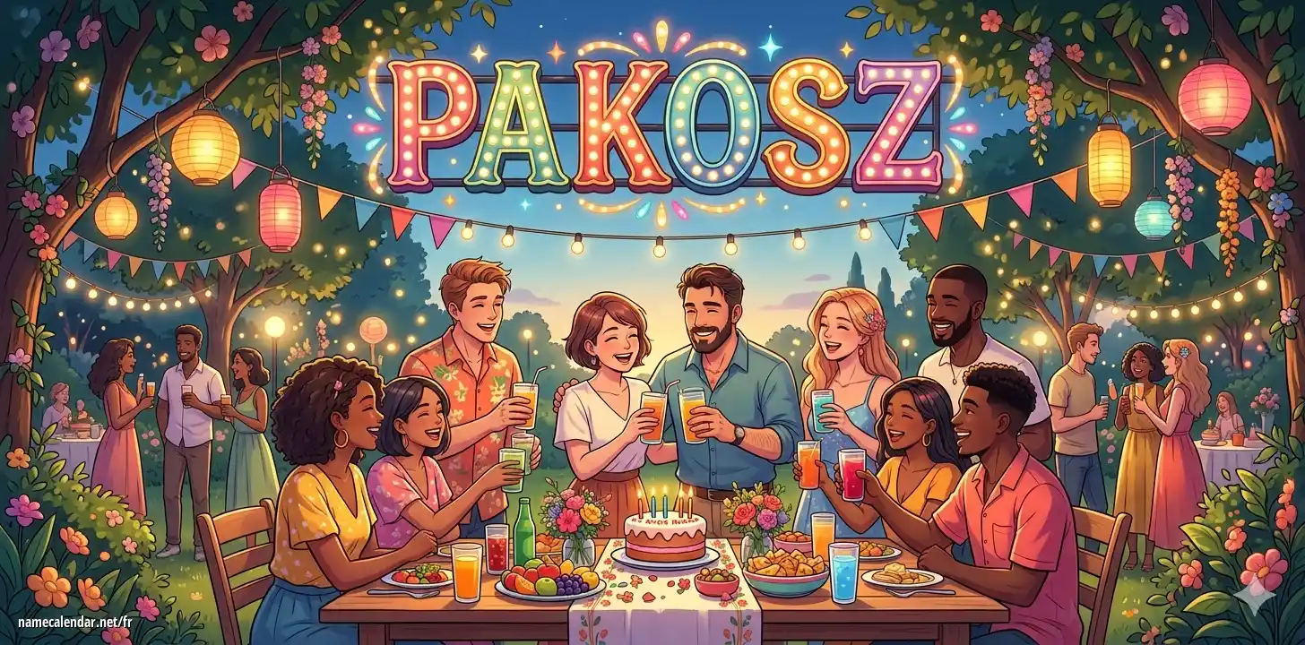 Célébration du jour du nom et du nom - Pakosz