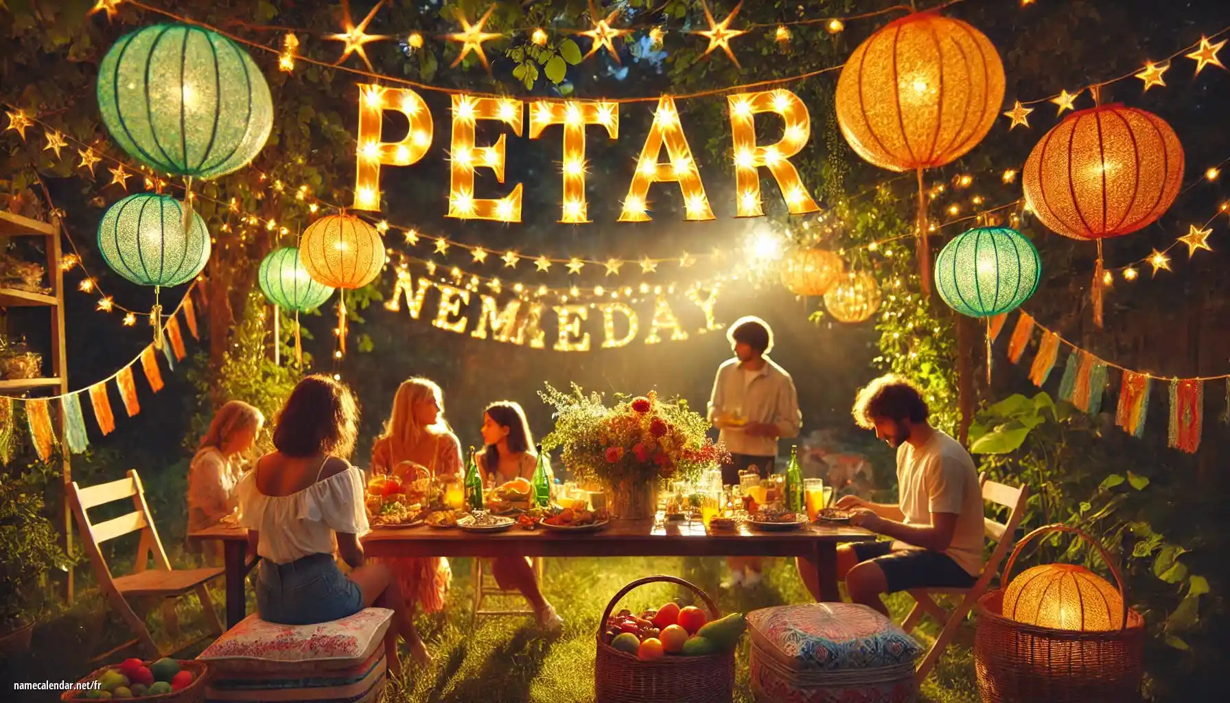 Célébration du jour du nom et du nom - Petar