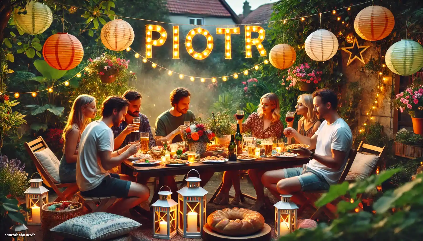 Célébration du jour du nom et du nom - Piotr