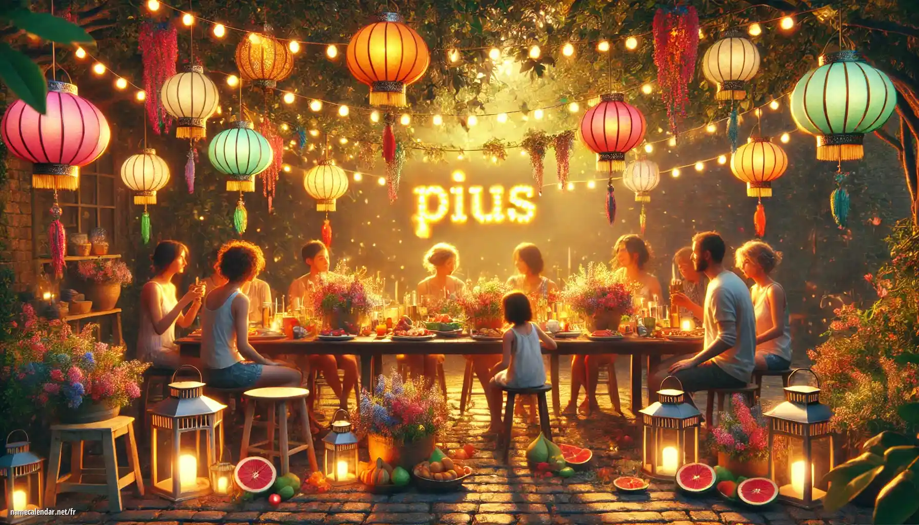 Célébration du jour du nom et du nom - Pius