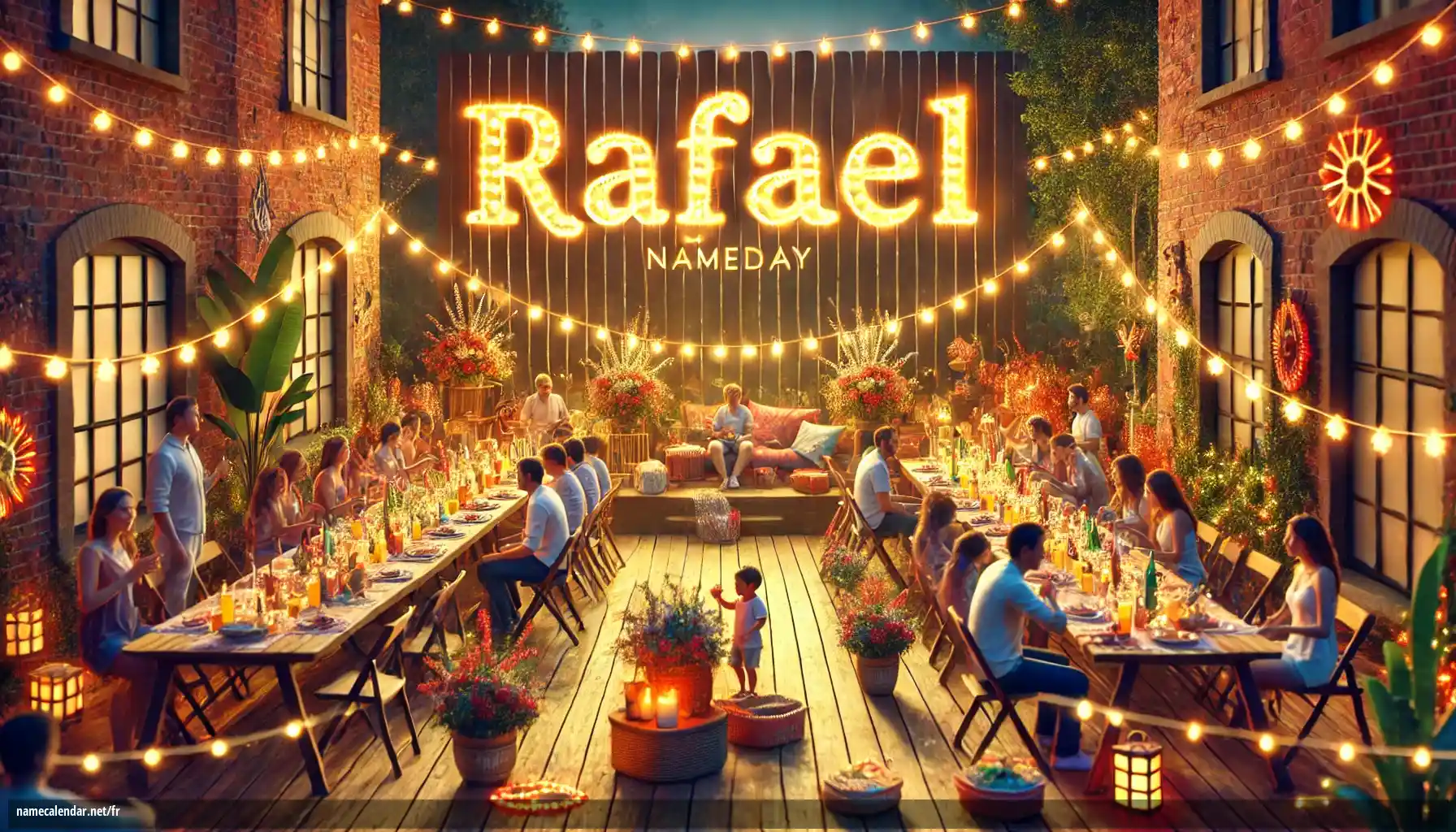 Célébration du jour du nom et du nom - Rafael