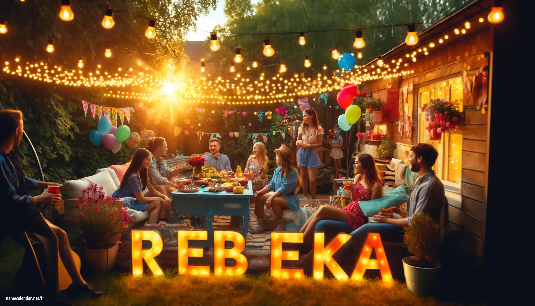 Célébration du jour du nom et du nom - Rebeka