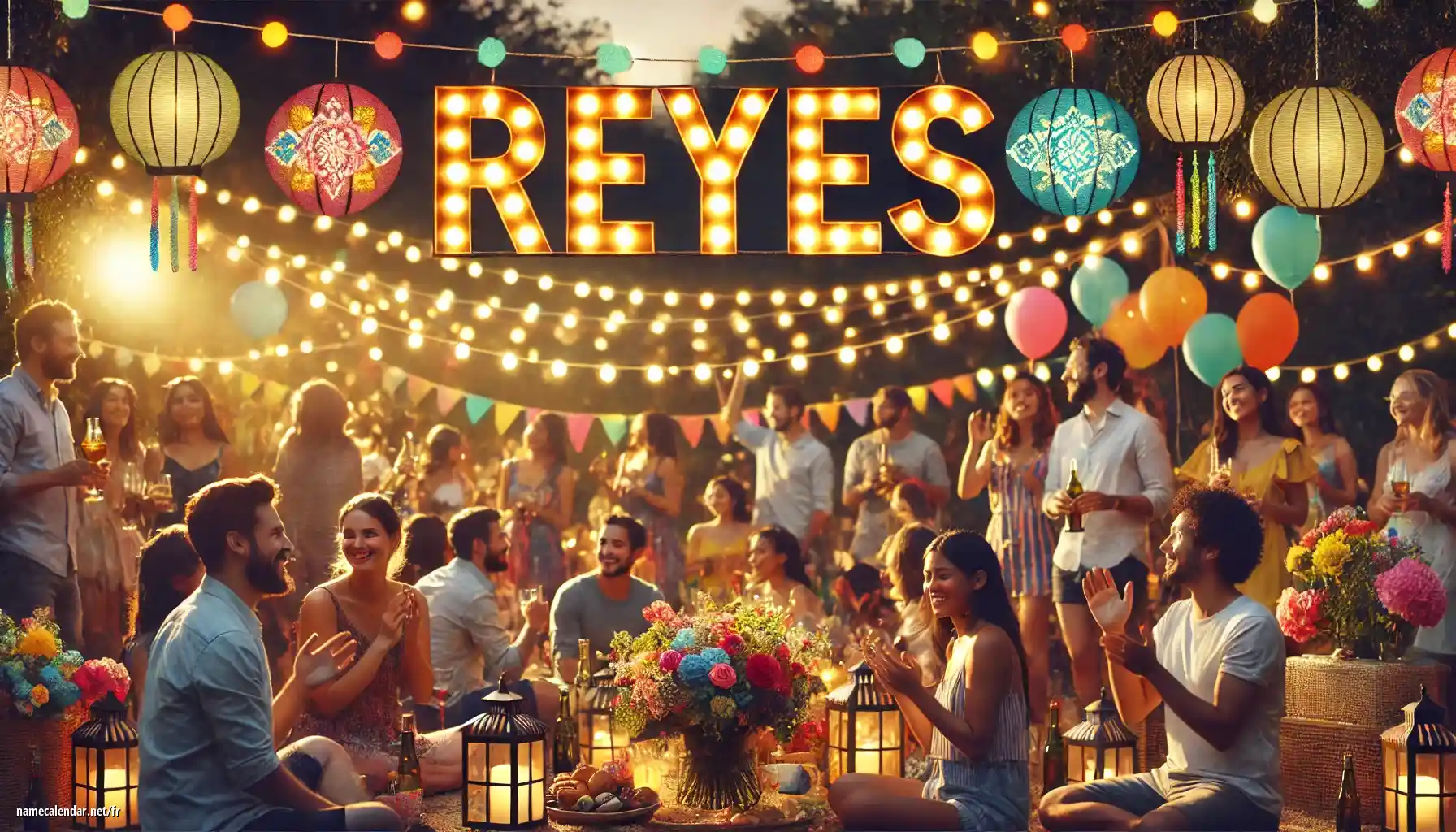 Célébration du jour du nom et du nom - Reyes