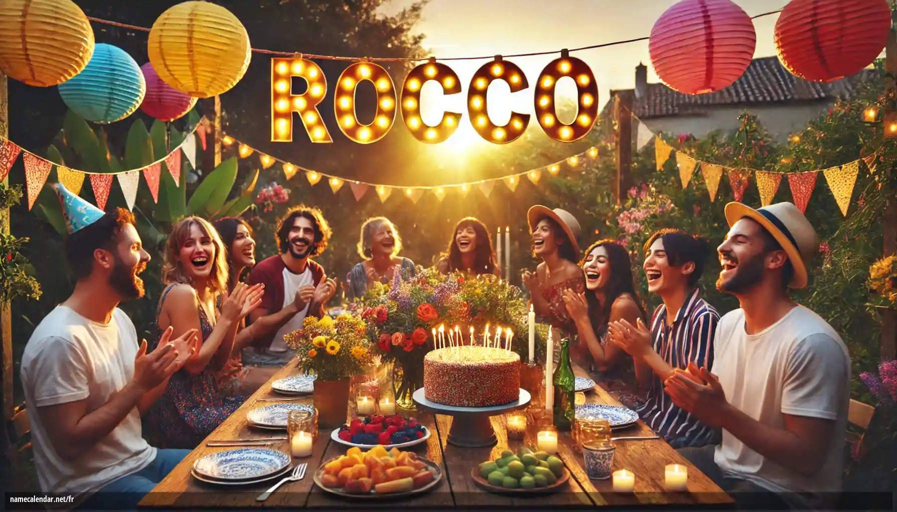 Célébration du jour du nom et du nom - Rocco