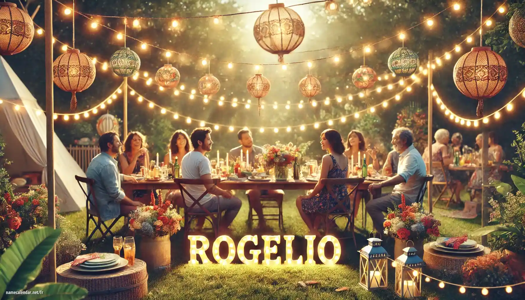 Célébration du jour du nom et du nom - Rogelio