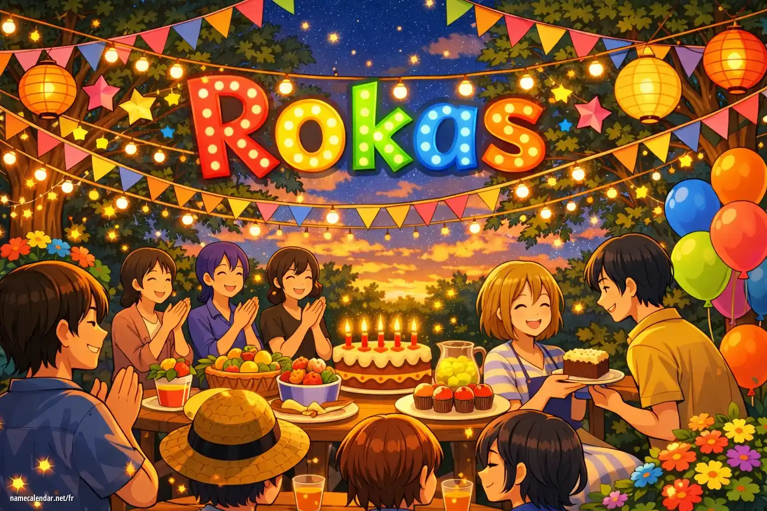 Célébration du jour du nom et du nom - Rokas