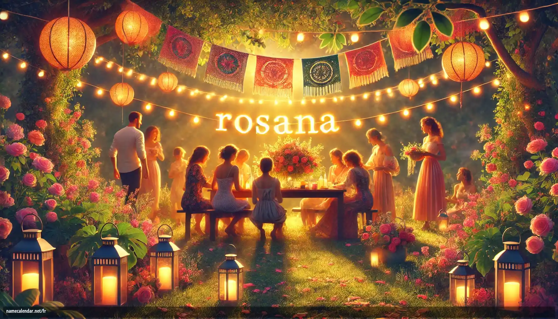 Célébration du jour du nom et du nom - Rosana