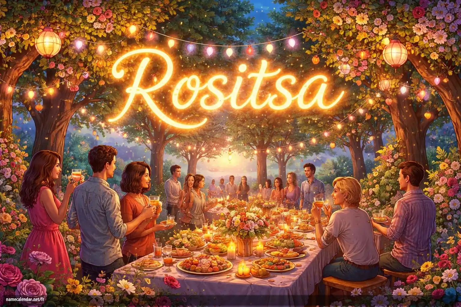 Célébration du jour du nom et du nom - Rositsa