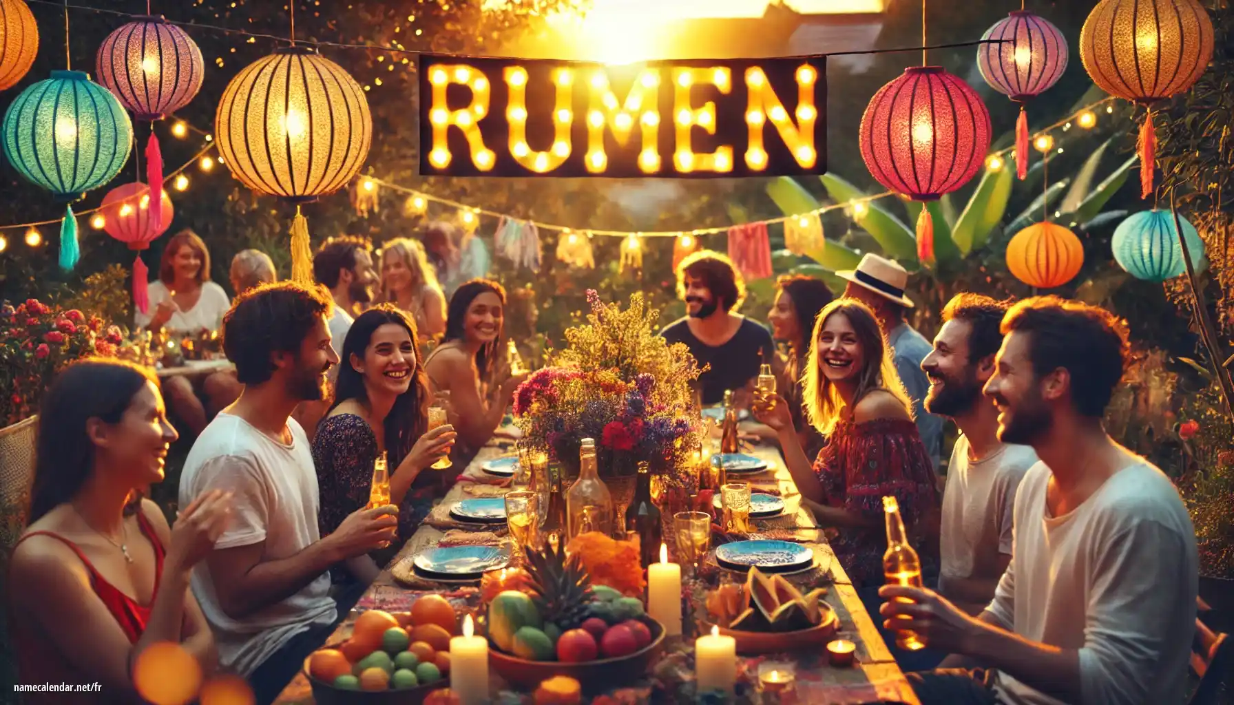 Célébration du jour du nom et du nom - Rumen