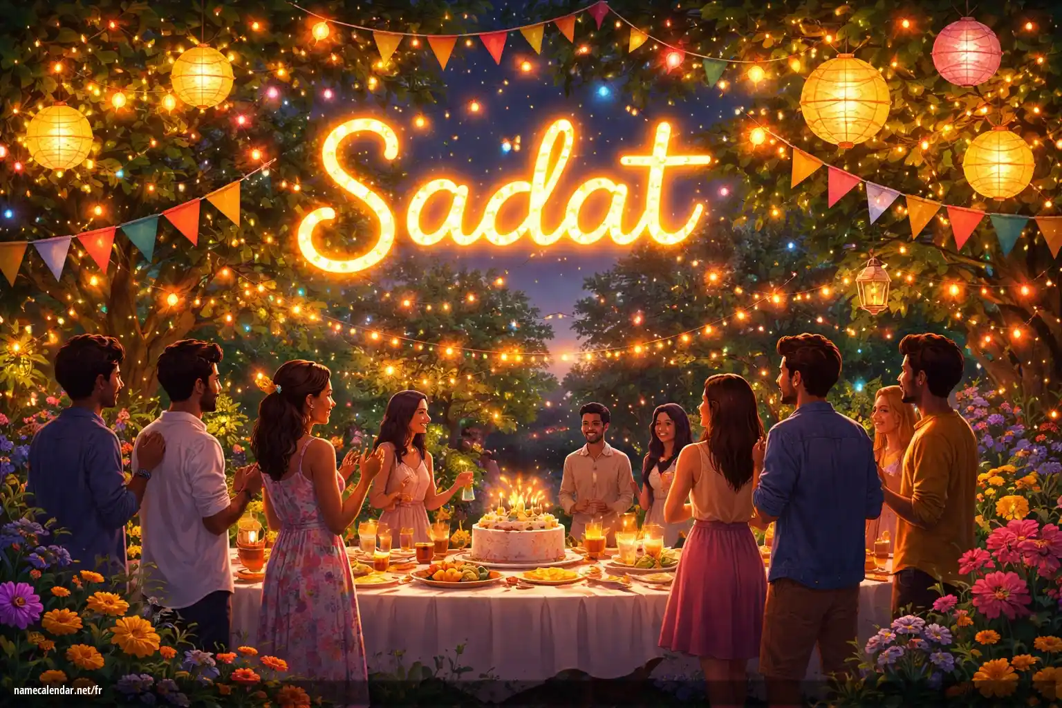 Célébration du jour du nom et du nom - Sadat