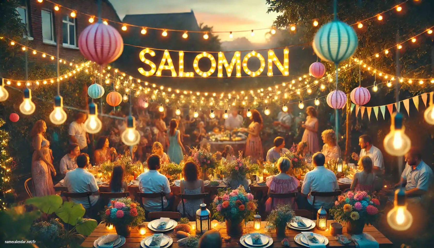 Célébration du jour du nom et du nom - Salomon