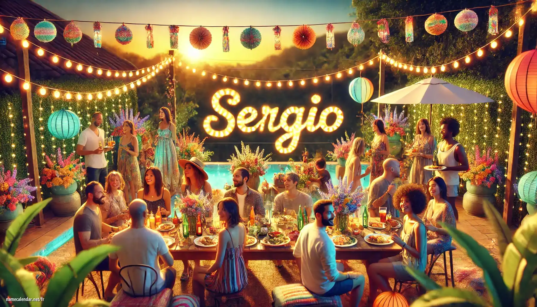 Célébration du jour du nom et du nom - Sergio
