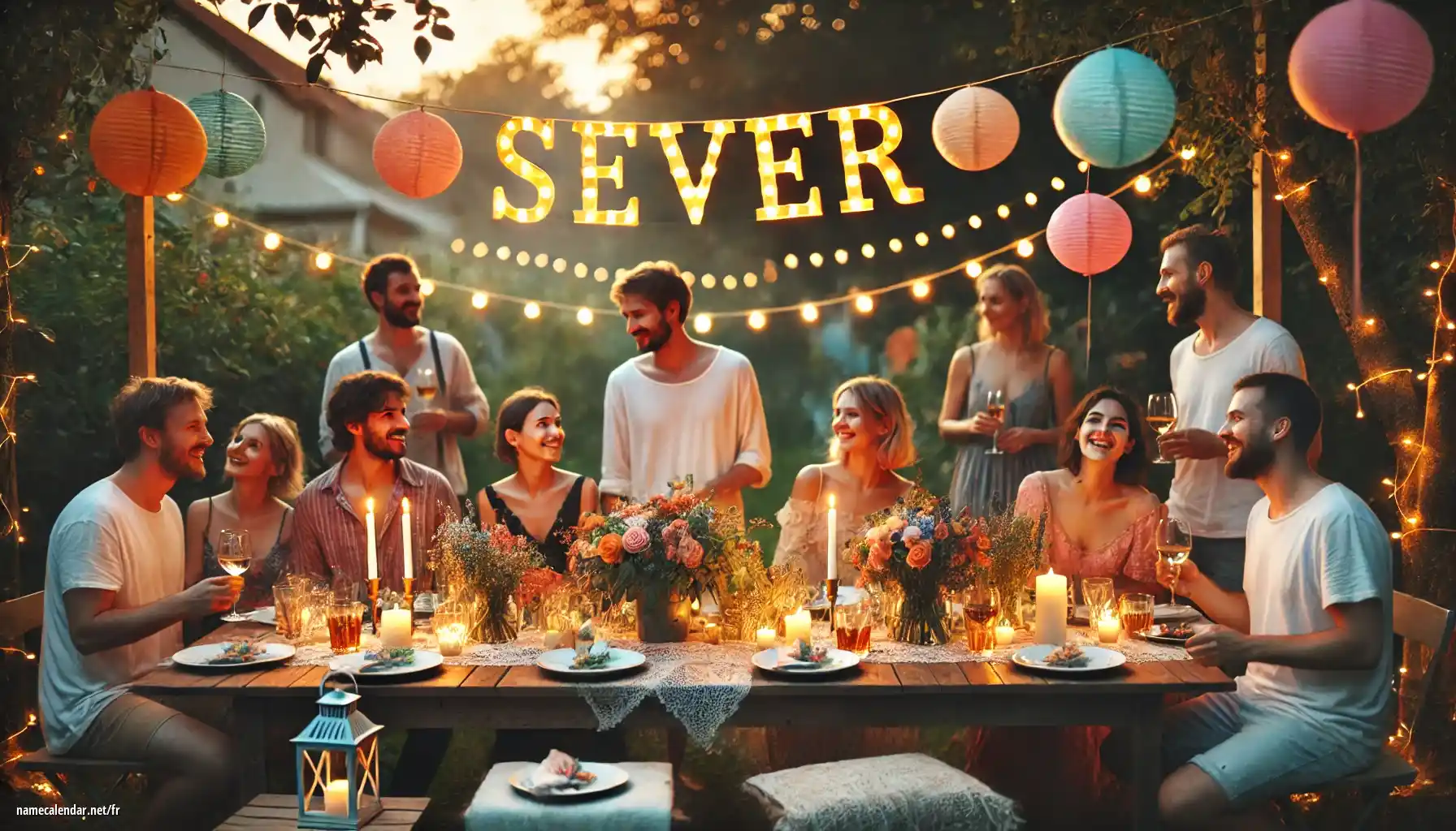 Célébration du jour du nom et du nom - Sever