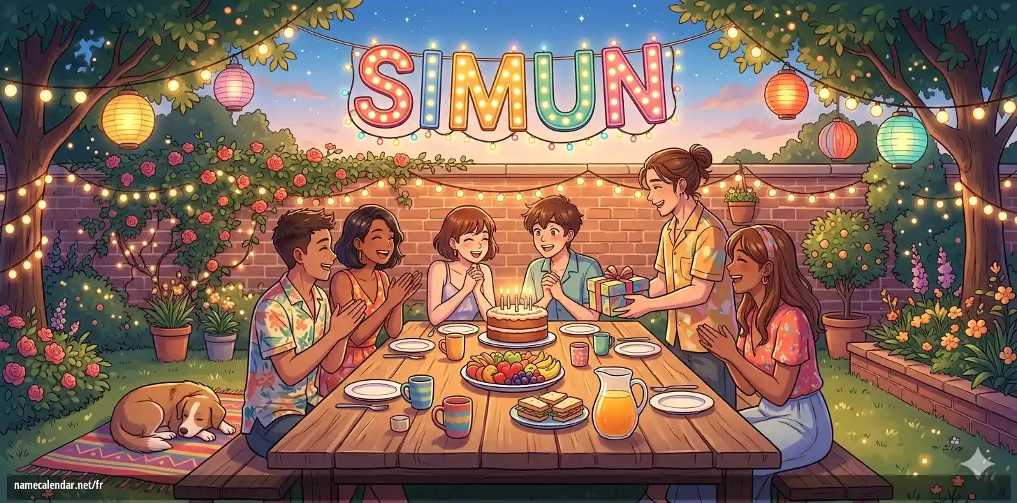 Célébration du jour du nom et du nom - Simun