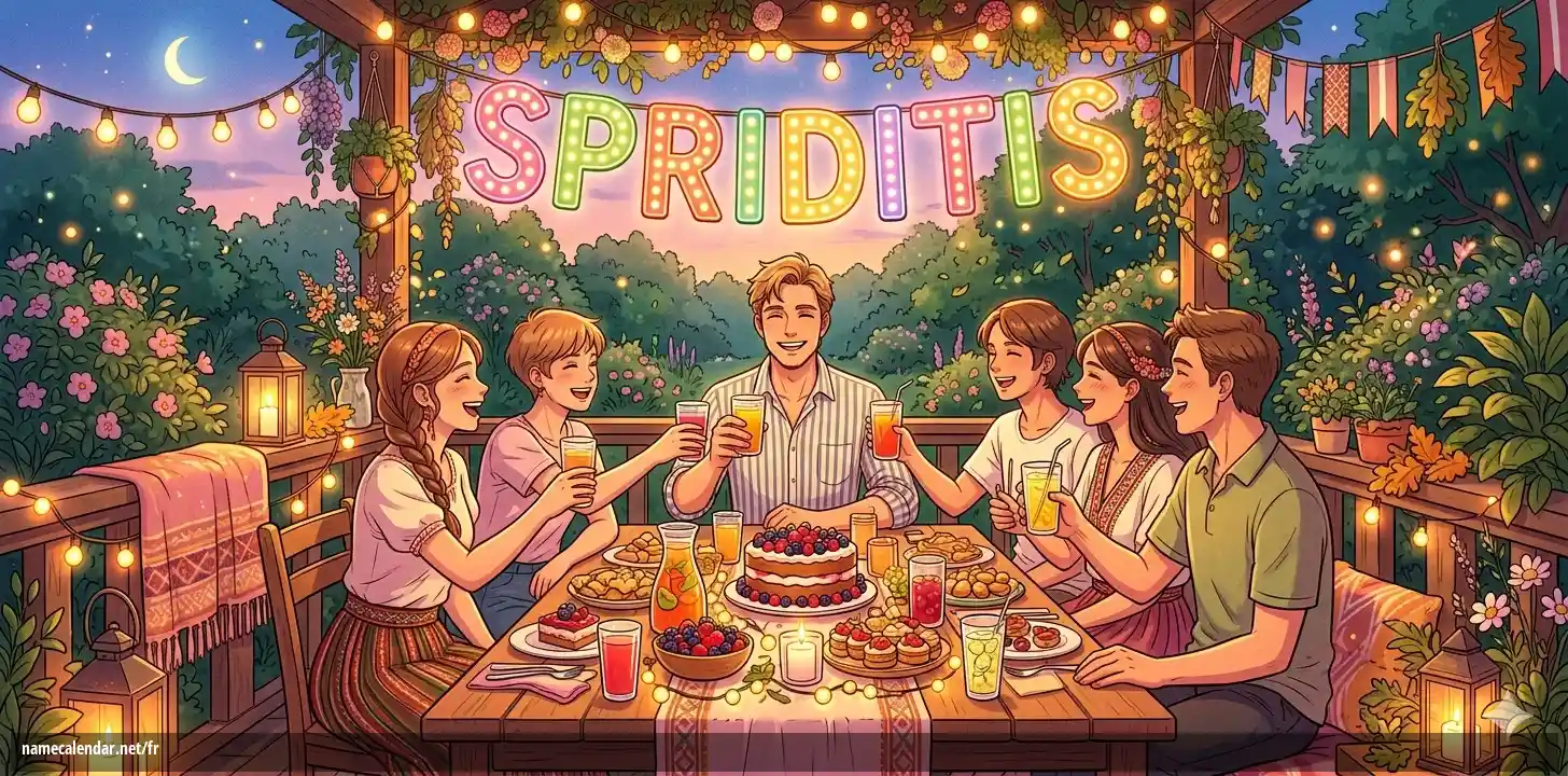 Célébration du jour du nom et du nom - Spriditis