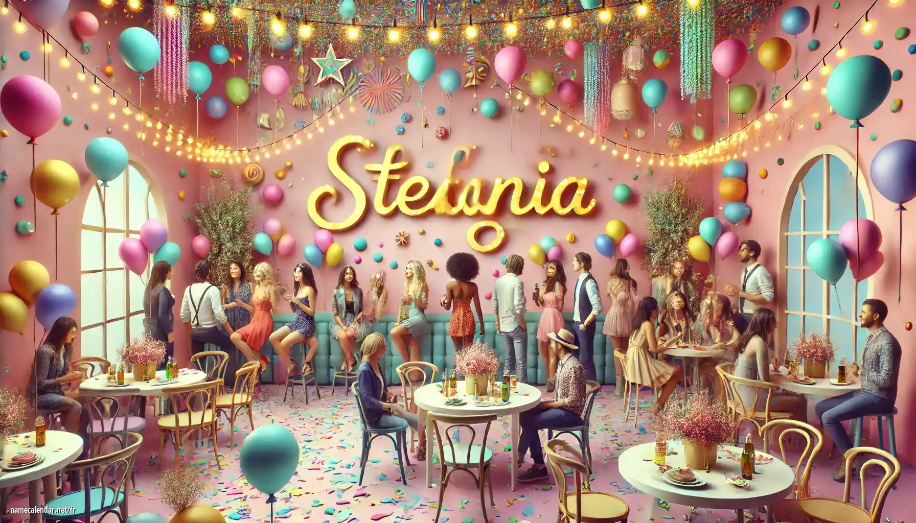 Célébration du jour du nom et du nom - Stefania