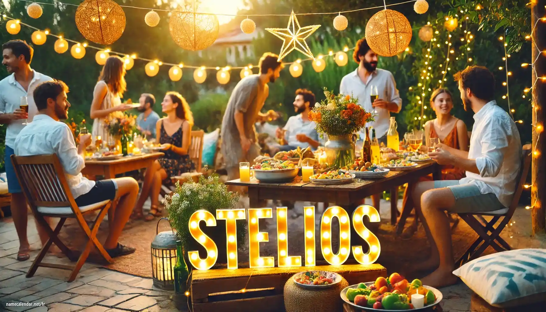 Célébration du jour du nom et du nom - Stelios