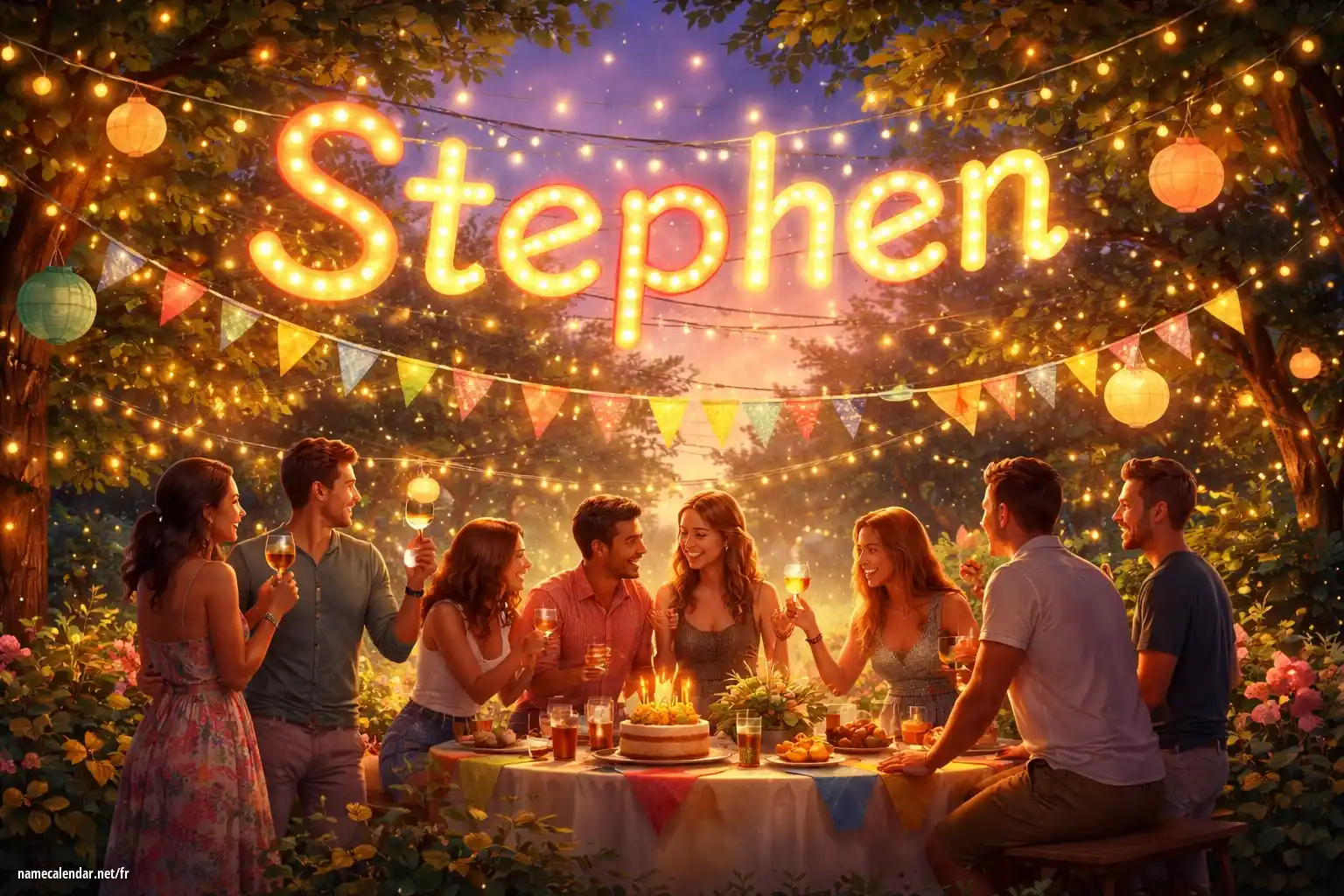 Célébration du jour du nom et du nom - Stephen