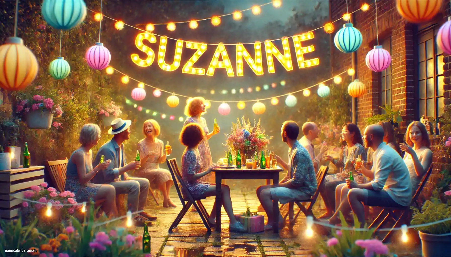Célébration du jour du nom et du nom - Suzanne