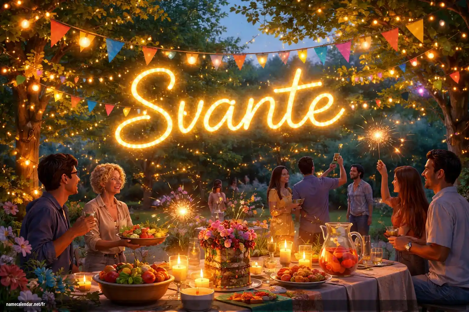 Célébration du jour du nom et du nom - Svante