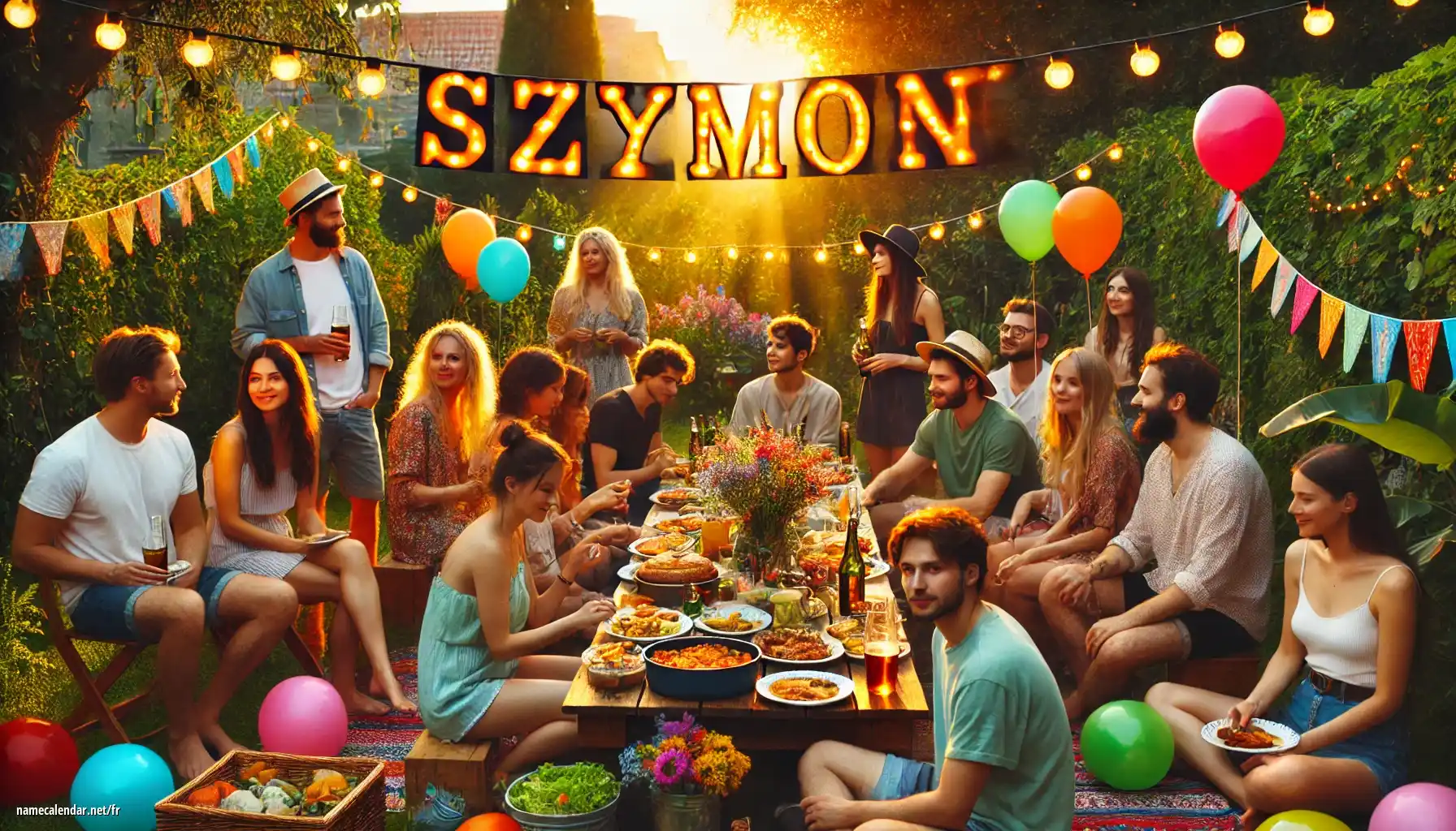 Célébration du jour du nom et du nom - Szymon