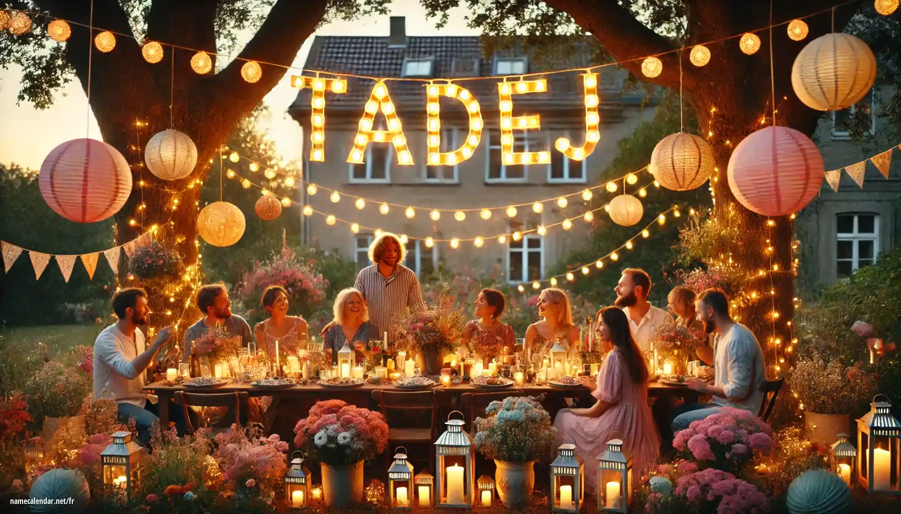 Célébration du jour du nom et du nom - Tadej