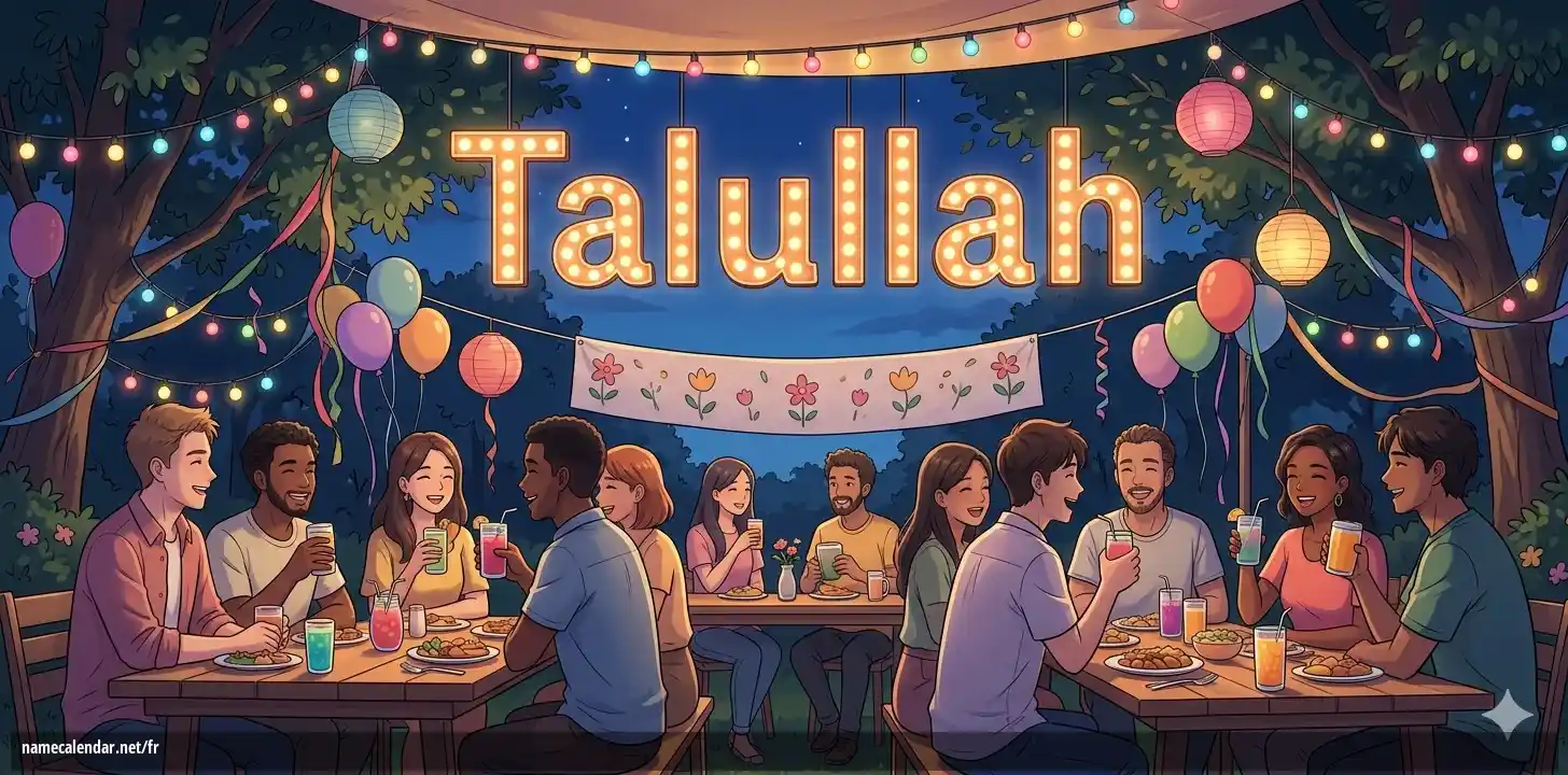 Célébration du jour du nom et du nom - Talullah