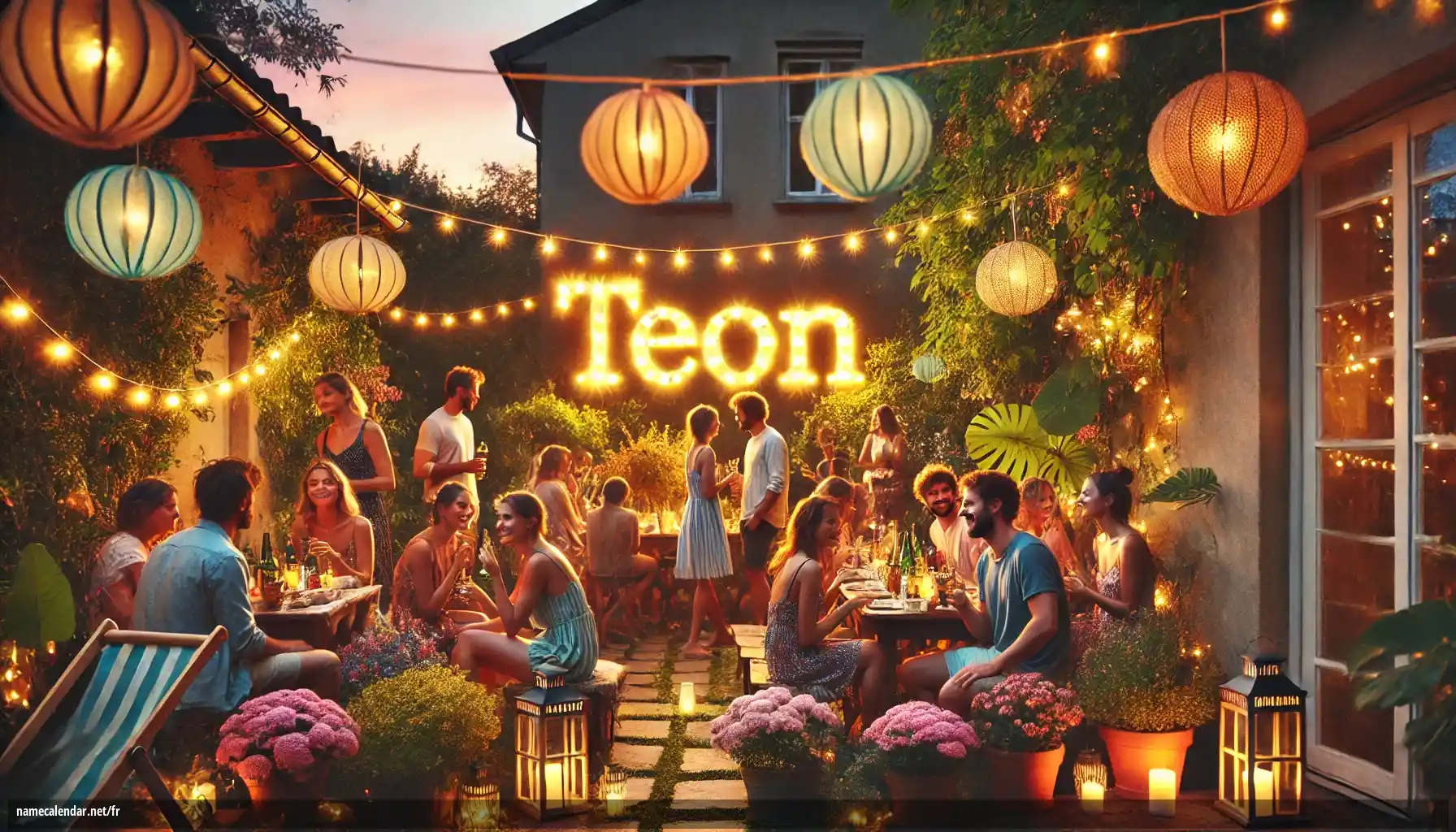 Célébration du jour du nom et du nom - Teon