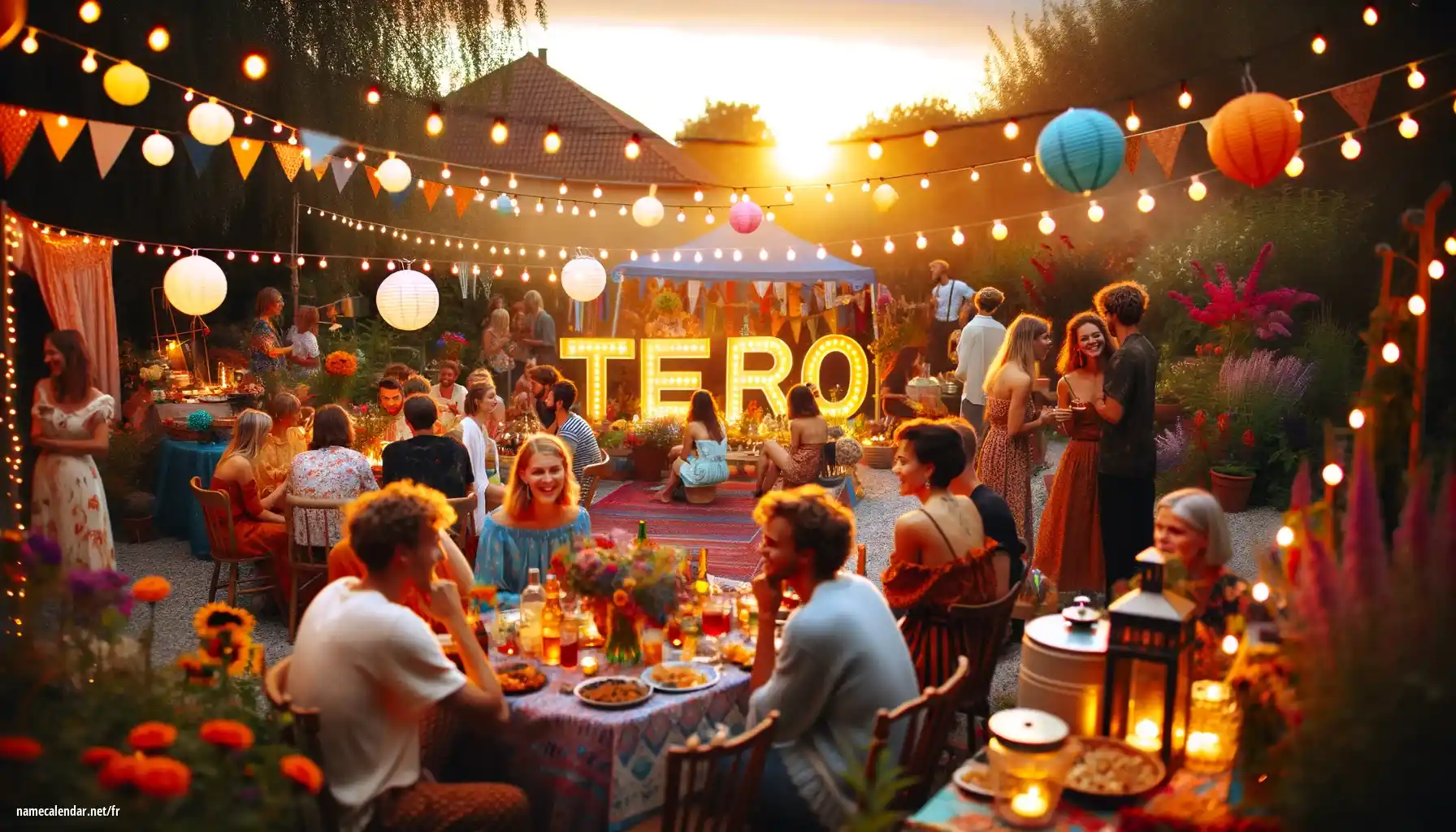 Célébration du jour du nom et du nom - Tero