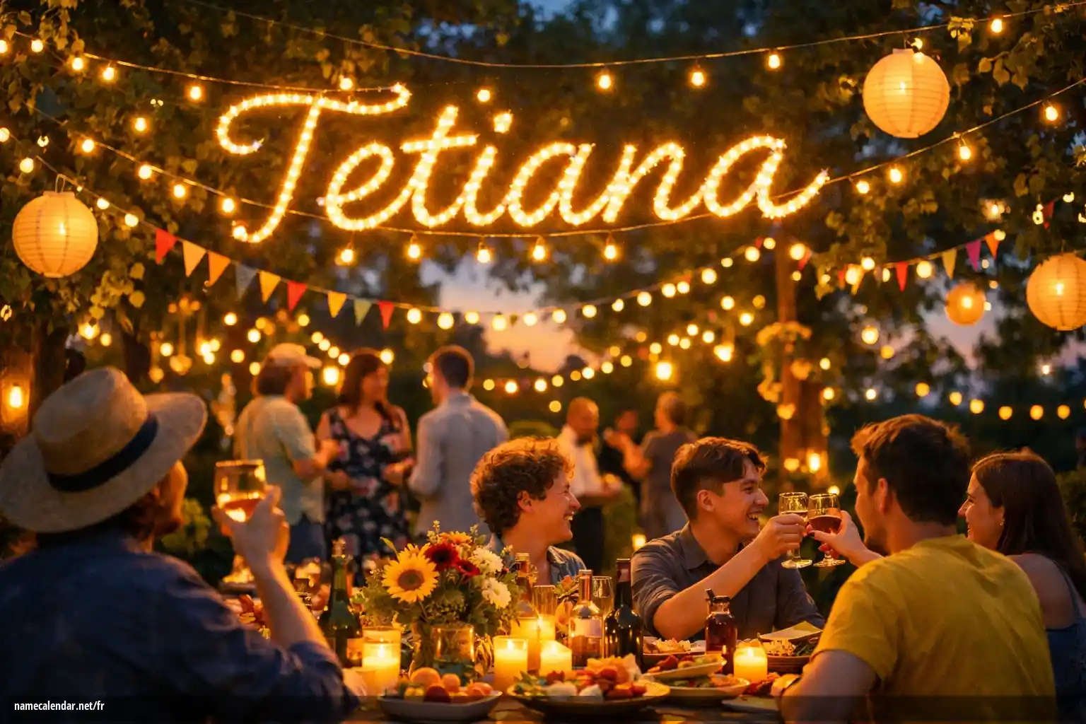 Célébration du jour du nom et du nom - Tetiana