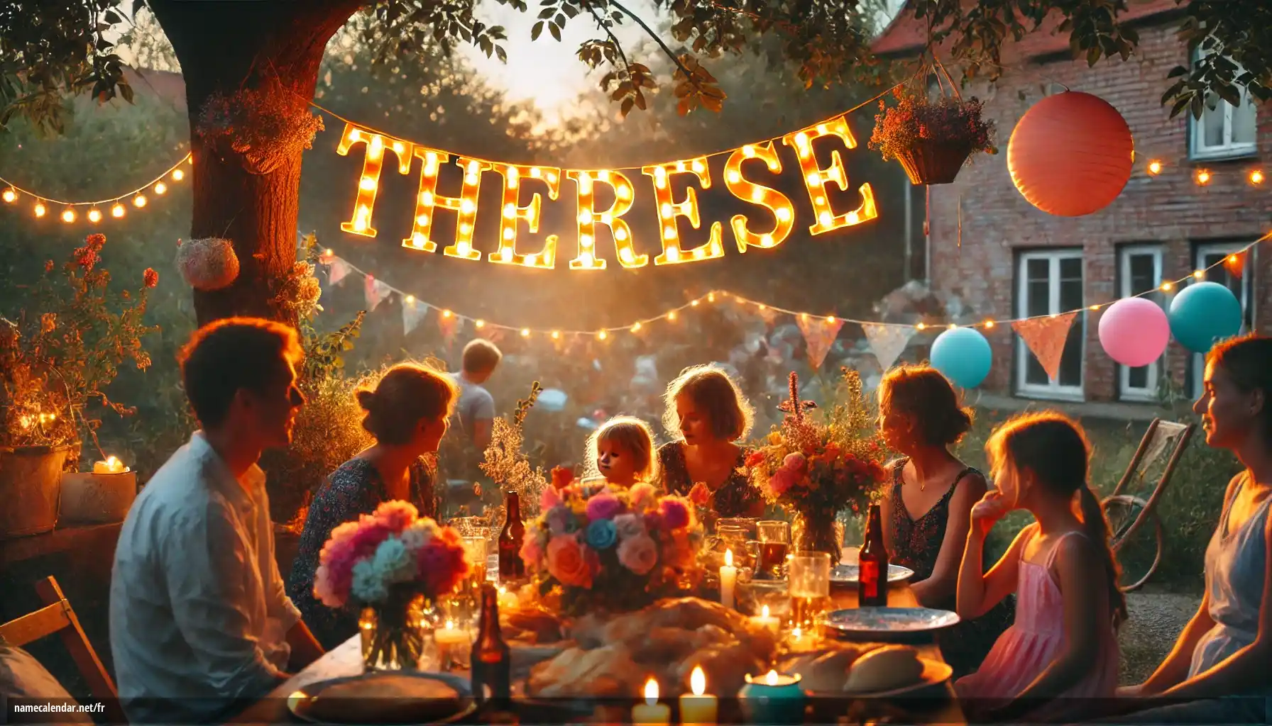 Célébration du jour du nom et du nom - Thérèse