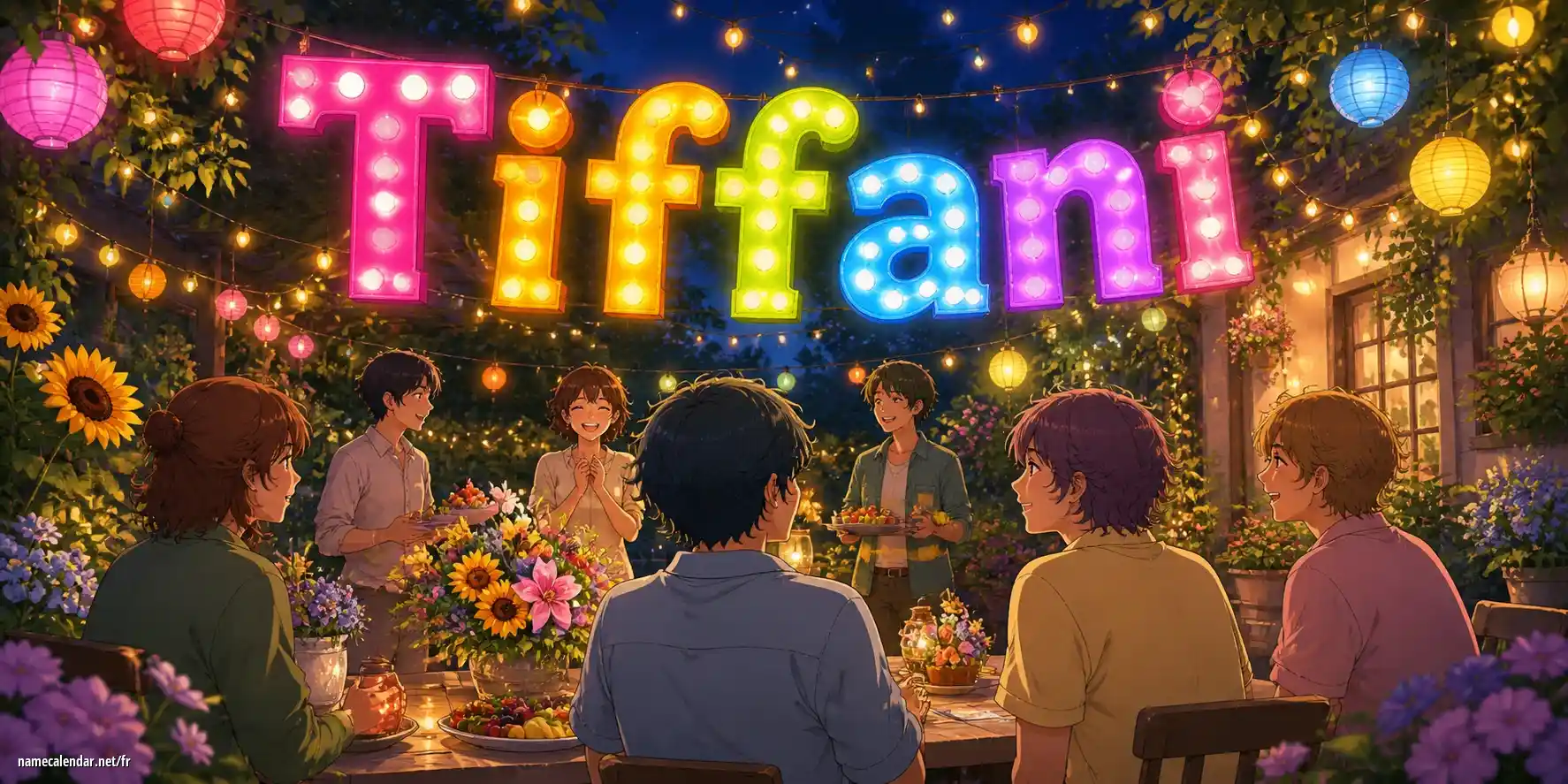 Célébration du jour du nom et du nom - Tiffani