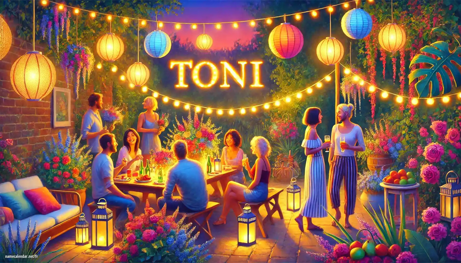 Célébration du jour du nom et du nom - Toni