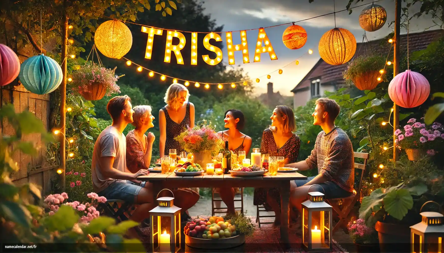 Célébration du jour du nom et du nom - Trisha