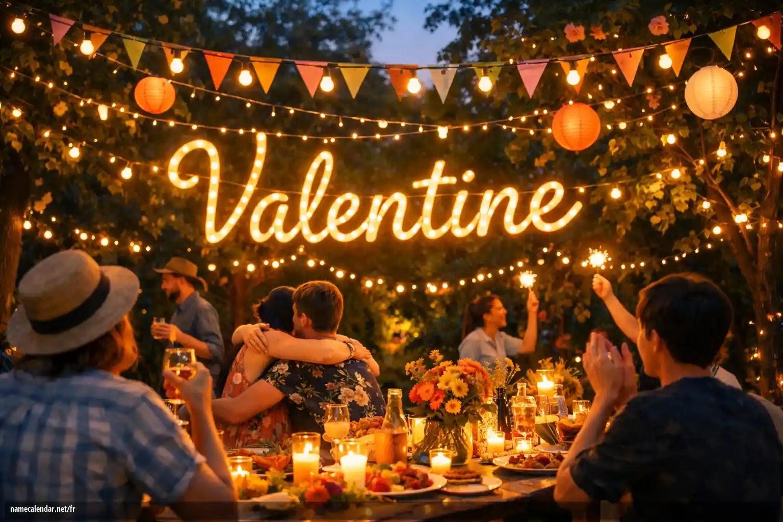 Célébration du jour du nom et du nom - Valentine