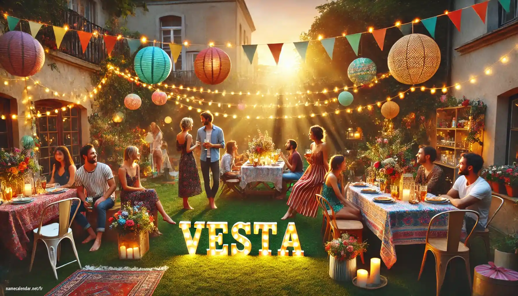 Célébration du jour du nom et du nom - Vesta