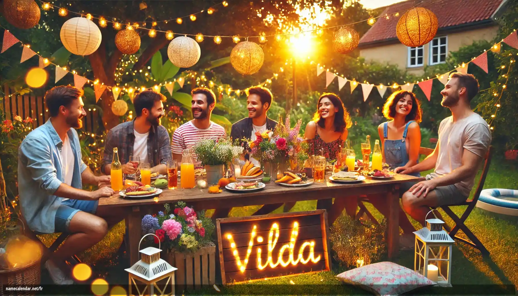 Célébration du jour du nom et du nom - Vilda