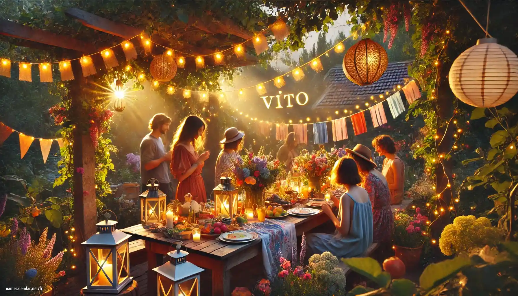 Célébration du jour du nom et du nom - Vito